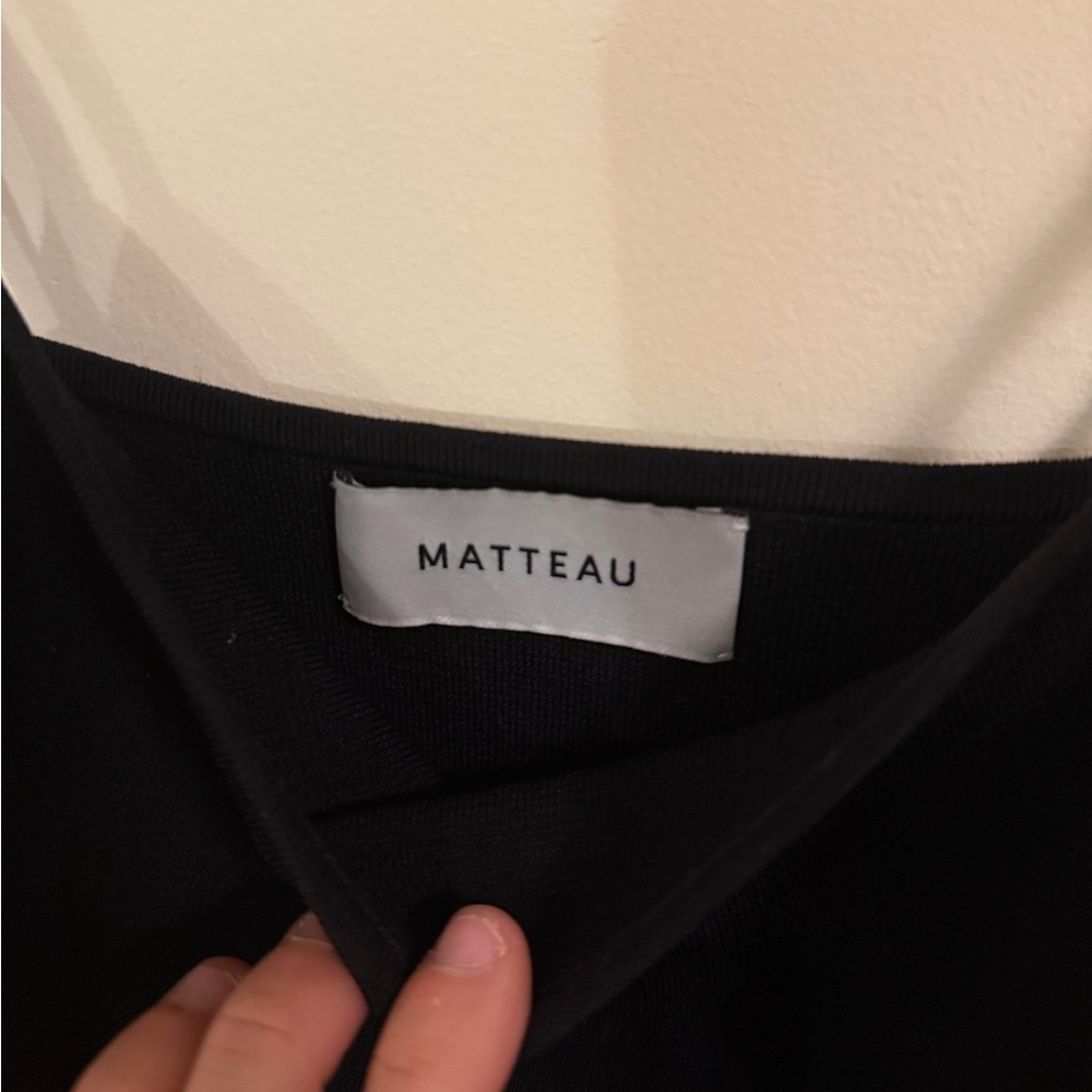 Matteau Everyday Singlet Black Tank - Picture 5 of 7